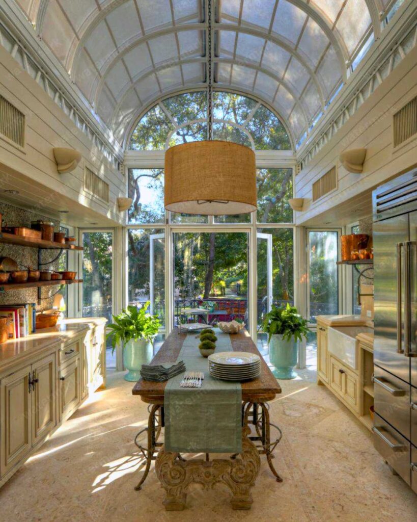 conservatory kitchen design idea