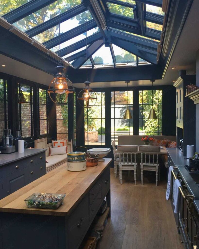 conservatory kitchen design idea