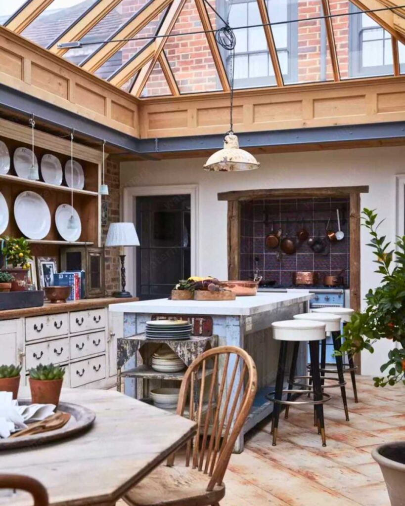 conservatory kitchen design idea