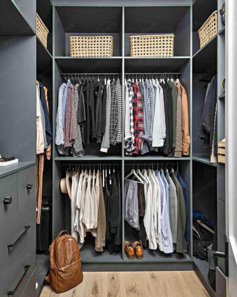 double hanging closet