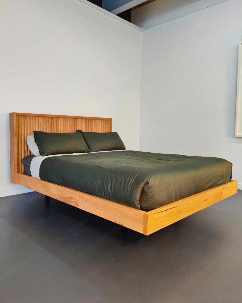 minimalist floating bed frame idea