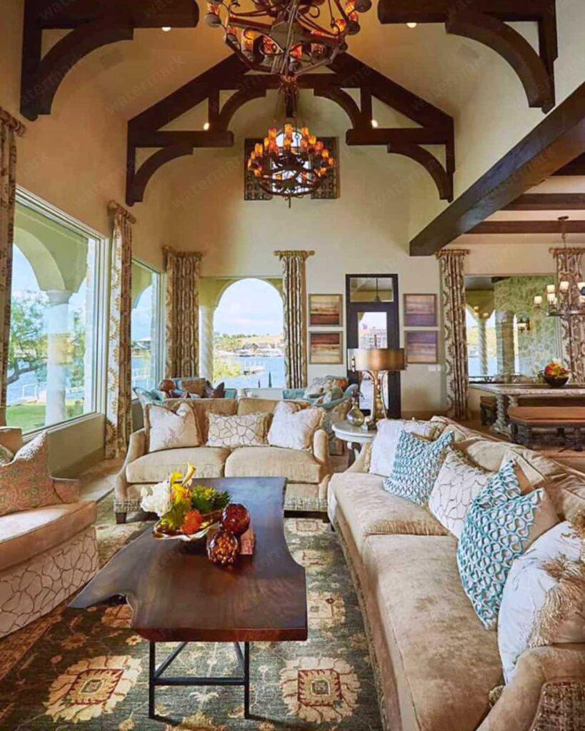 mediterranean living room