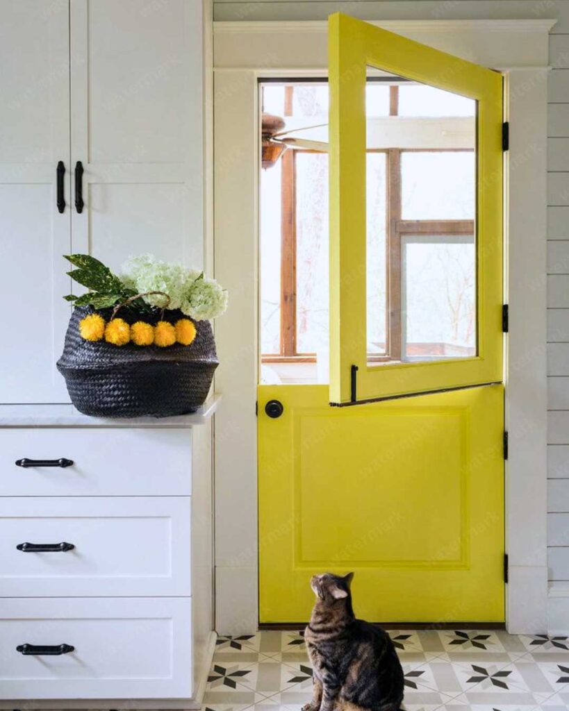 modern interior dutch door