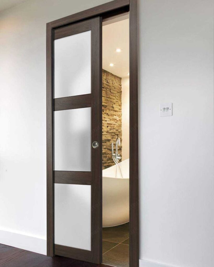 modern interior pocket door