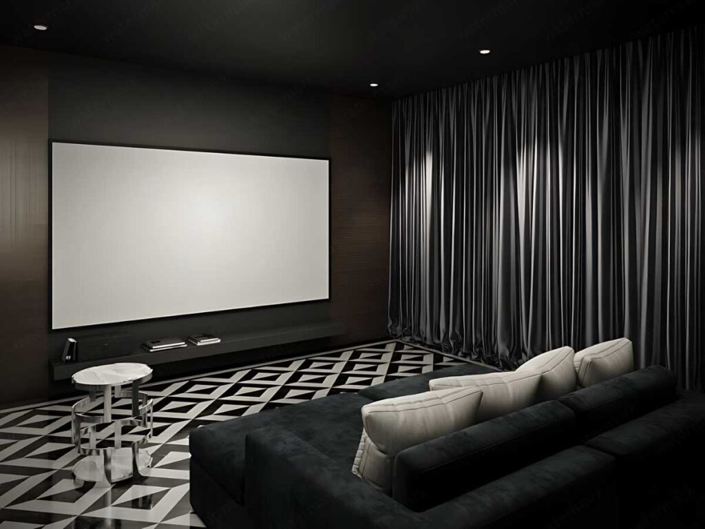 a movie room