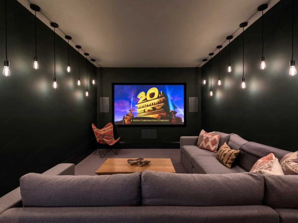 a movie room