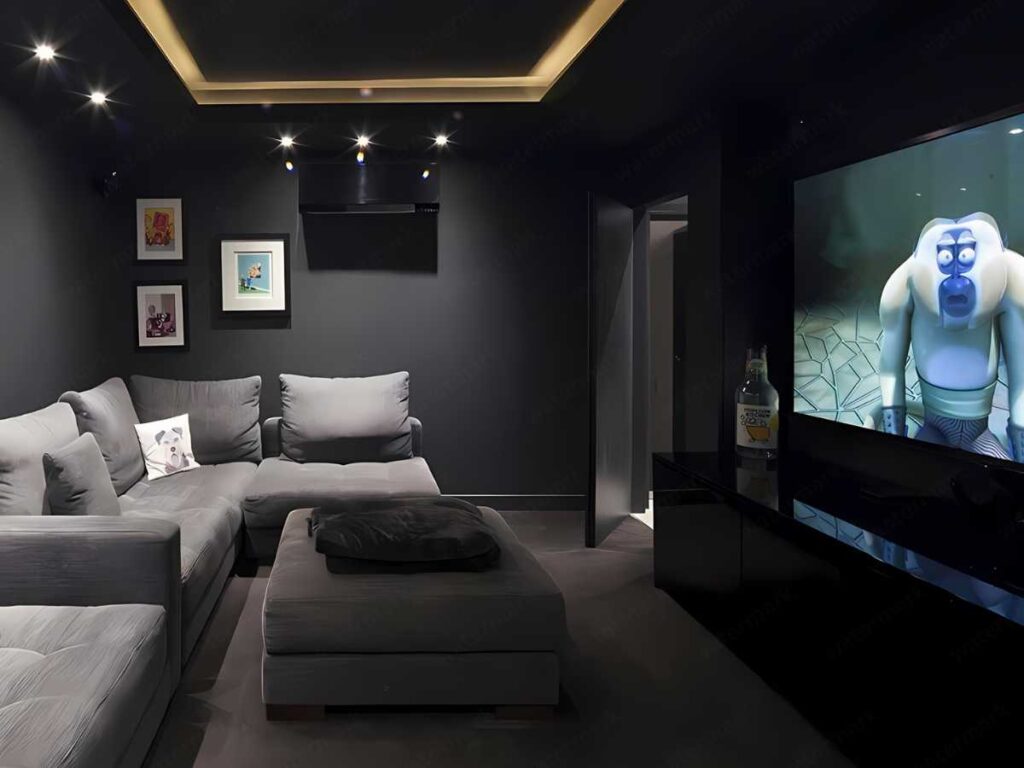 a movie room