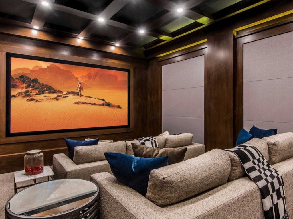 a movie room