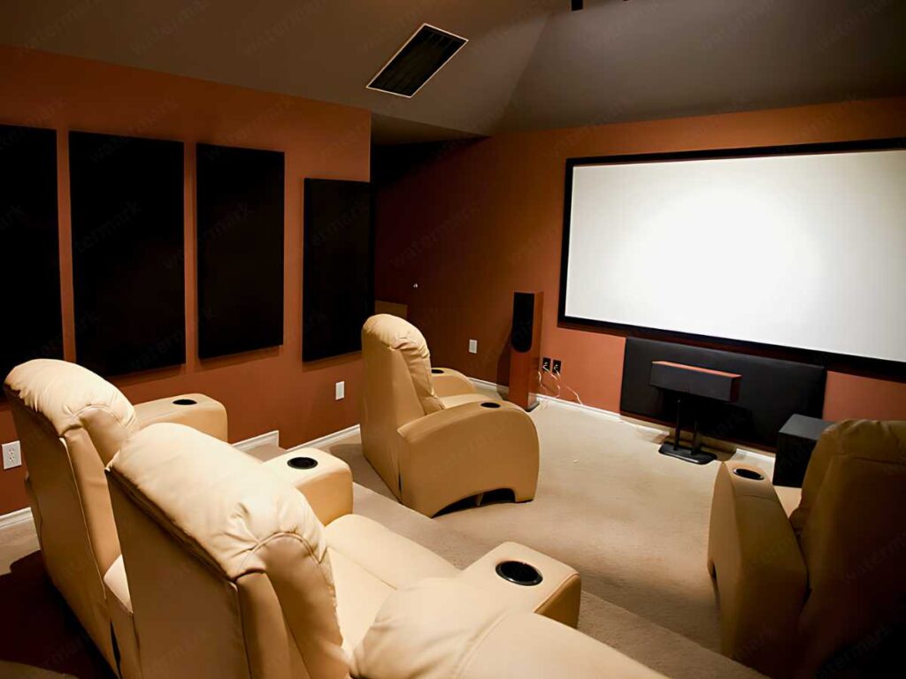 a movie room