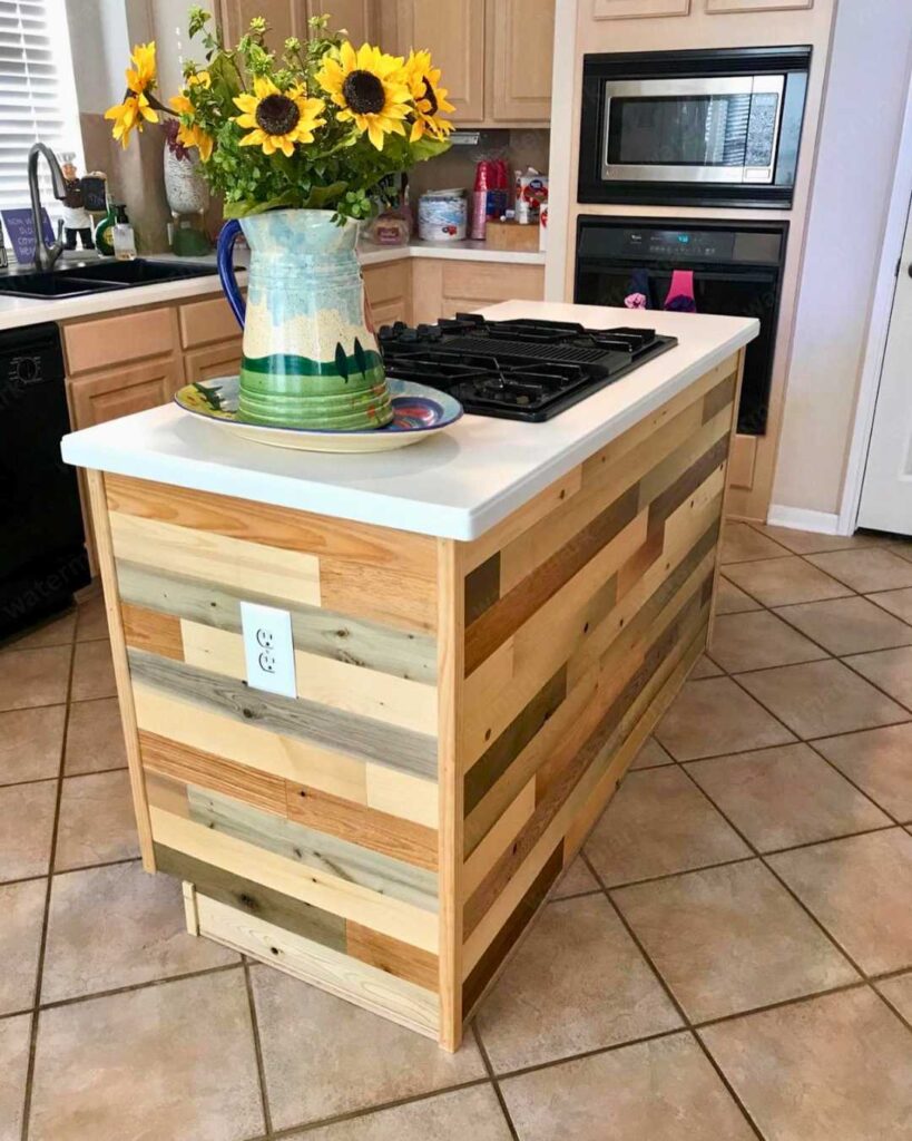 pallet kitchen ideas with island