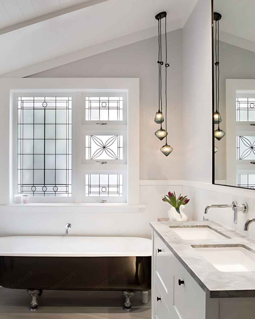 pendant light in Bathroom