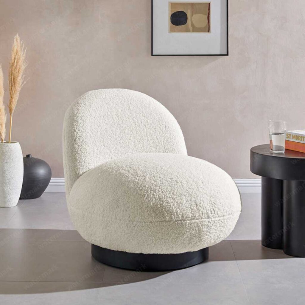 Bedirhan Upholstered Swivel Chair