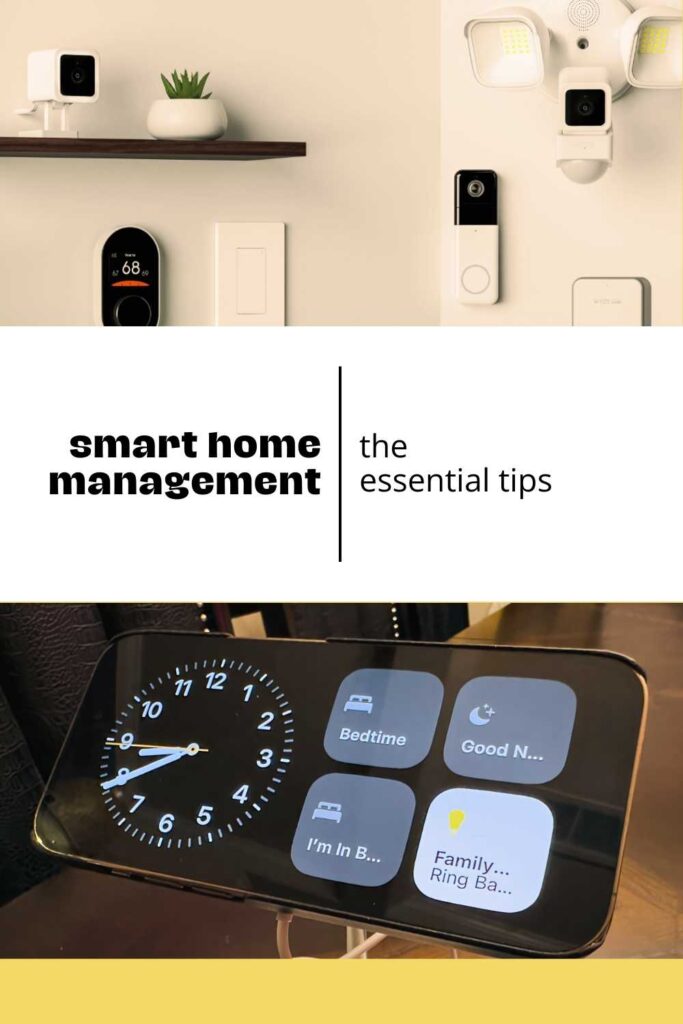 smart home management tips pinterest pin