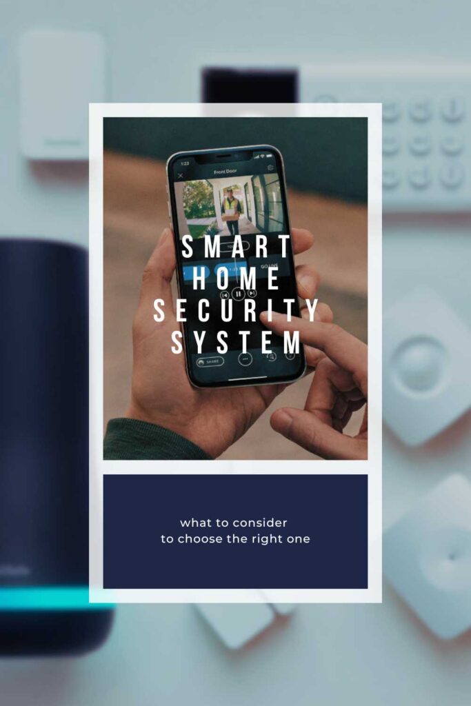 smart home security system pinterest pin