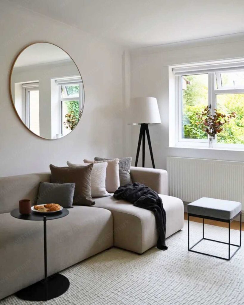 swedish decor ideas with mirror