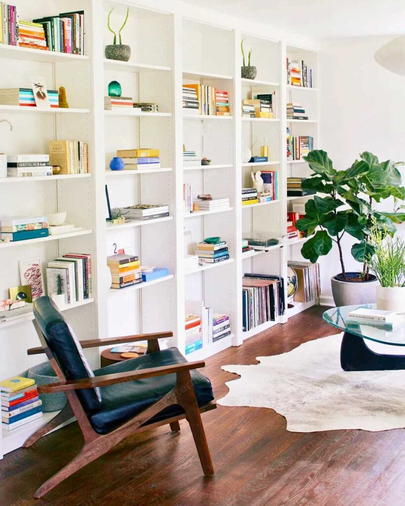 swedish decor ideas with shelving