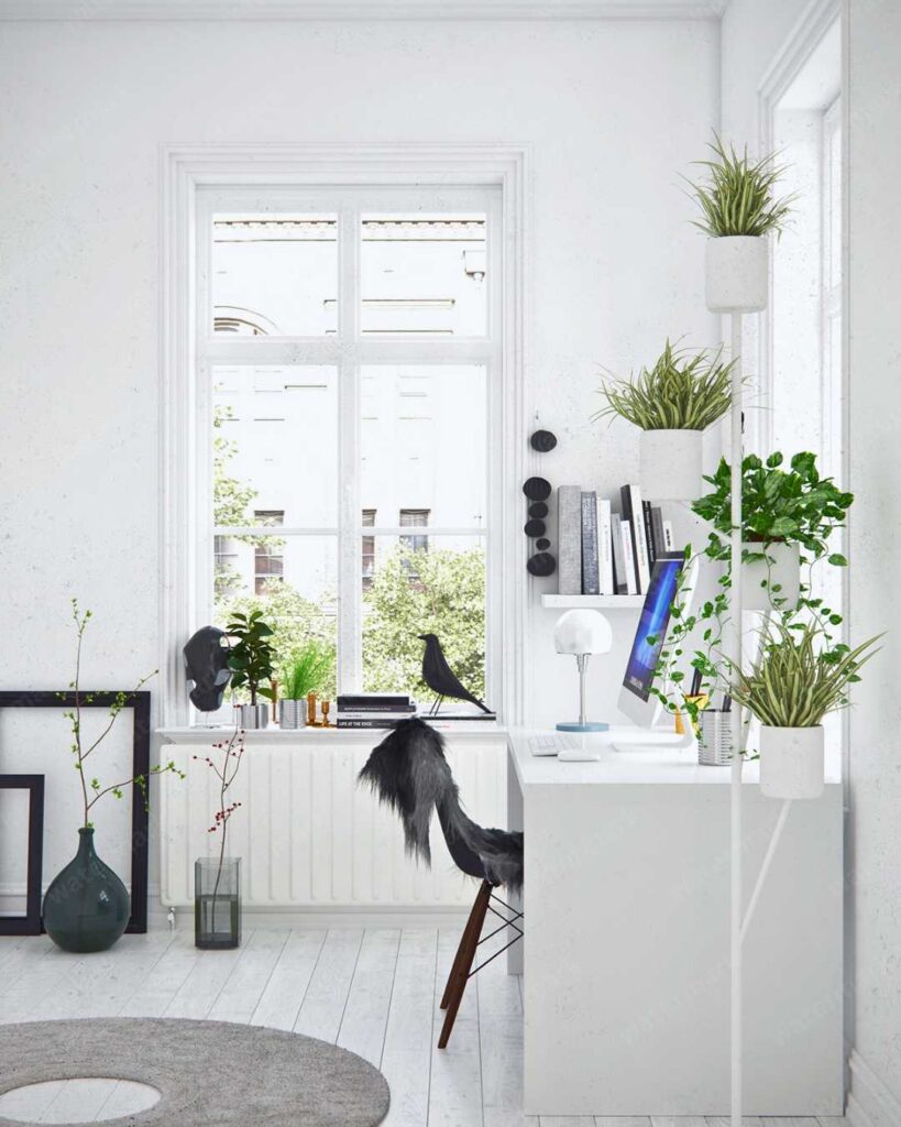 swedish decor ideas with plants