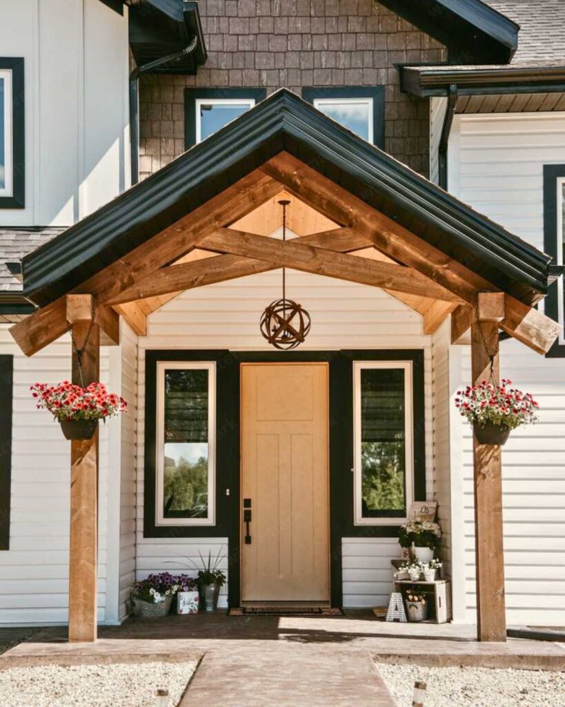 timber frame porch design