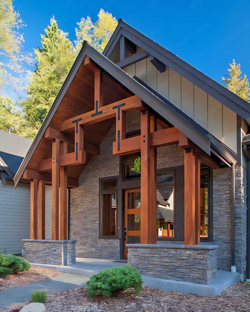 timber frame porch design