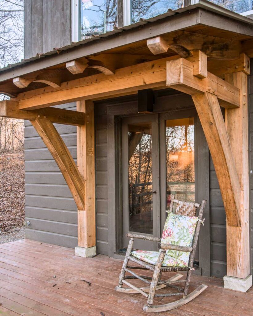 timber frame porch design