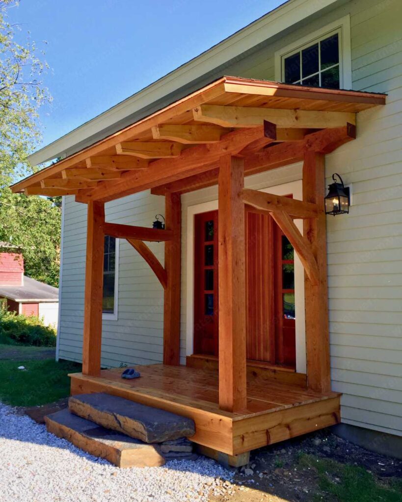 timber frame porch design