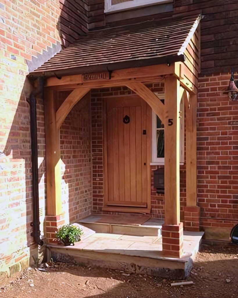 timber frame porch design