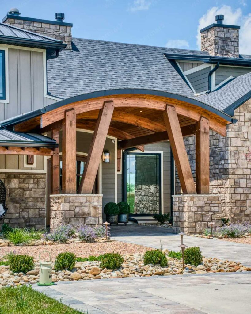 timber frame porch design