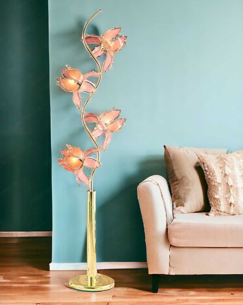 lotus floor lamp